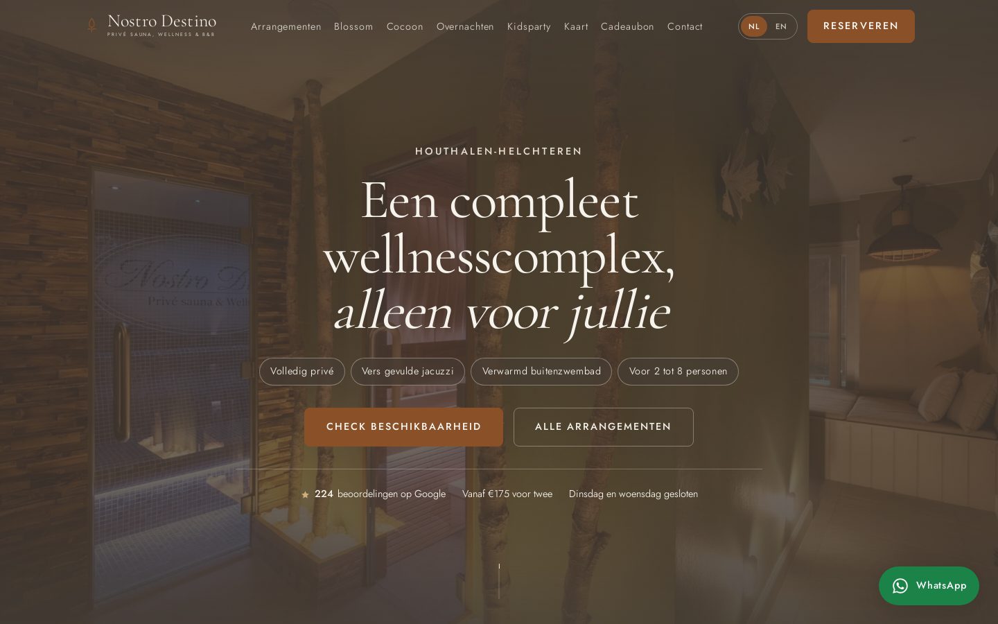 De site van Nostro Destino.